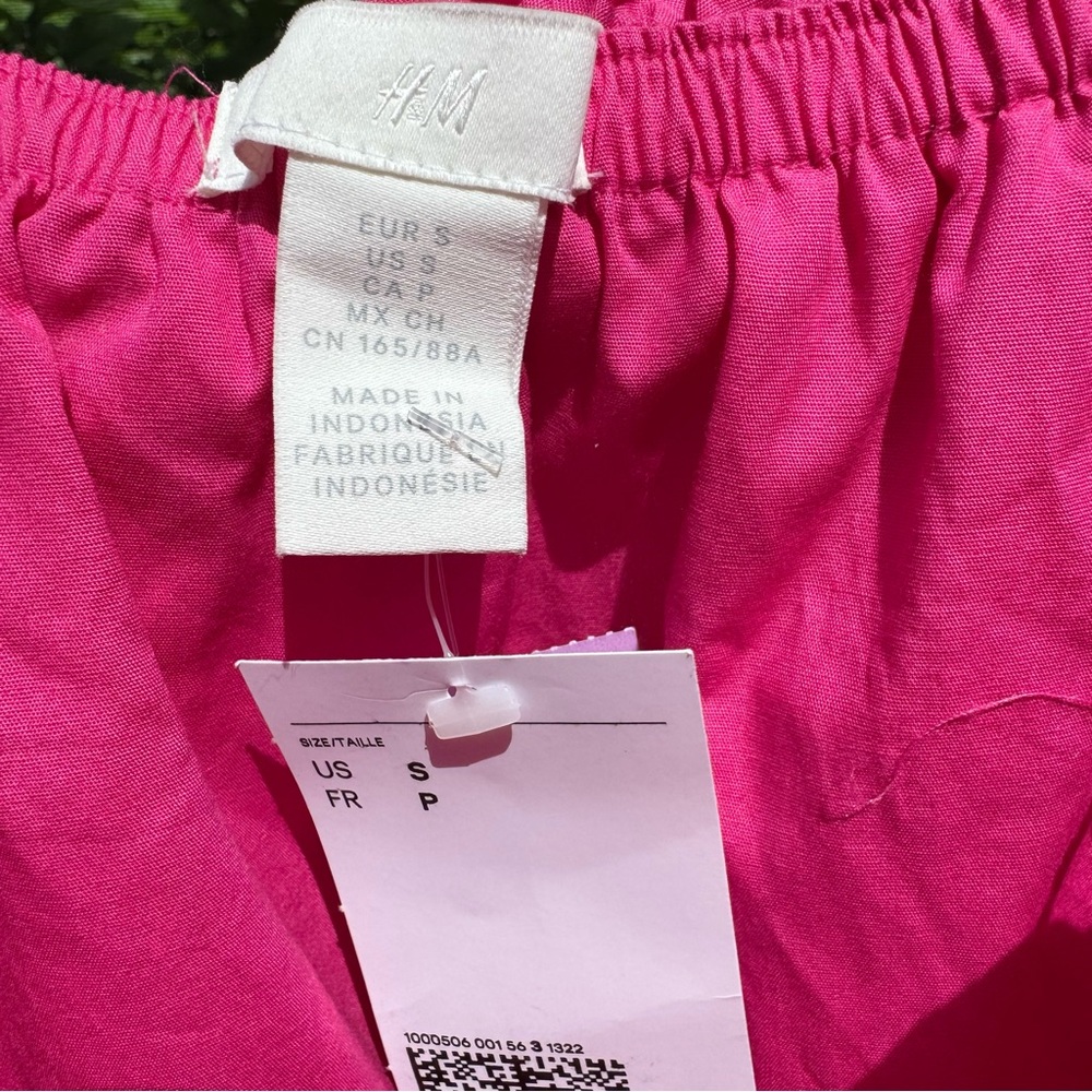 H&M Hot Pink Ruffle Mini Dress - Picture 5 of 6